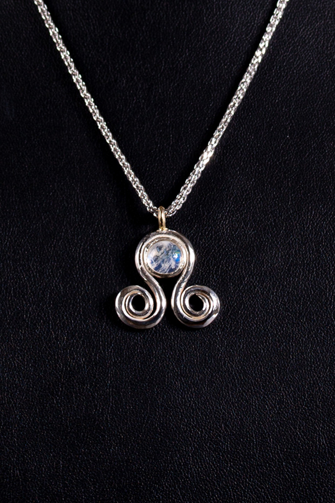 Pendente oro e argento - Collezione Montecristo | Gioielleria artigianale Benedetti di pisa dal 1932